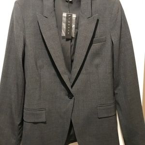 NWT - Theory Charcoal Blazer - Size 8